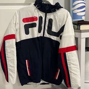 FILA pullover puffer jacket